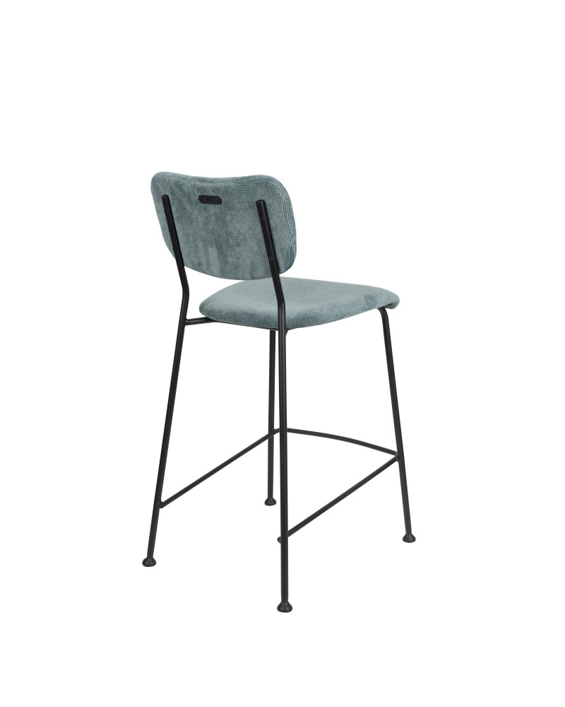 BENSON Counter Stool | Grey Blue