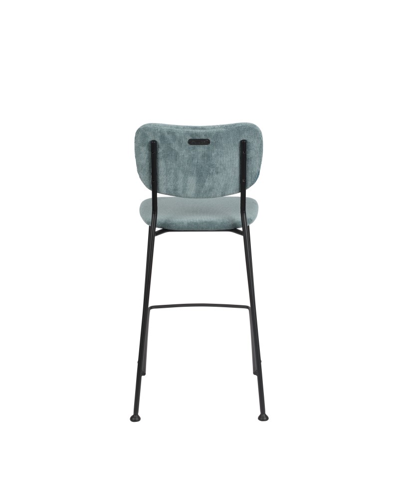 BENSON Counter Stool | Grey Blue
