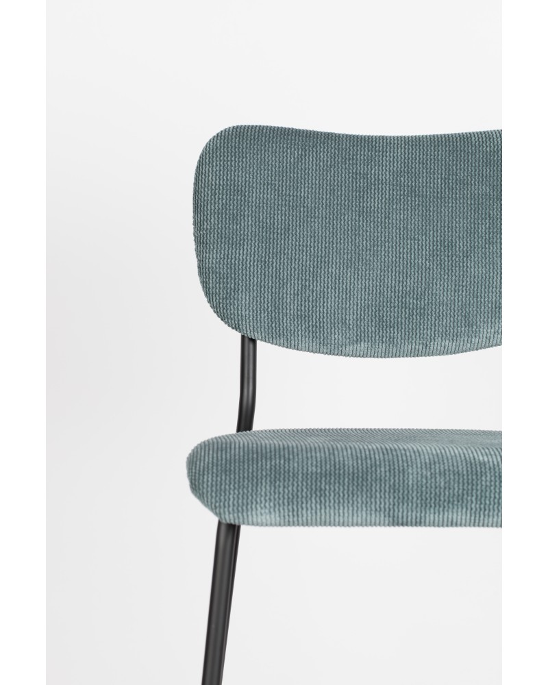 BENSON Counter Stool | Grey Blue