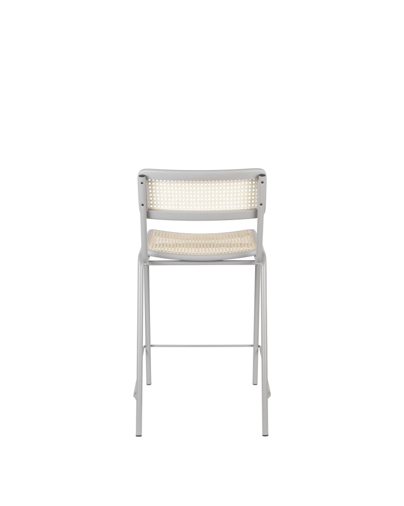 JORT Counter Stool | Grey/Natural