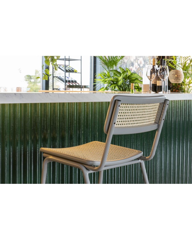 JORT Counter Stool | Grey/Natural