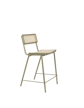JORT Counter Stool | Green/Natural