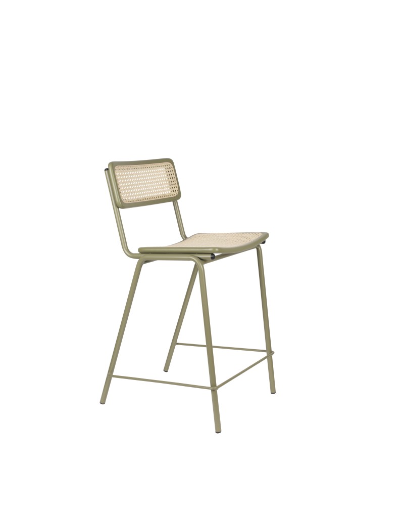 JORT Counter Stool | Green/Natural