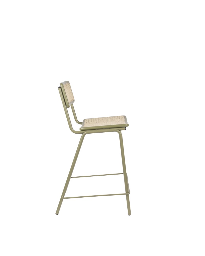 JORT Counter Stool | Green/Natural