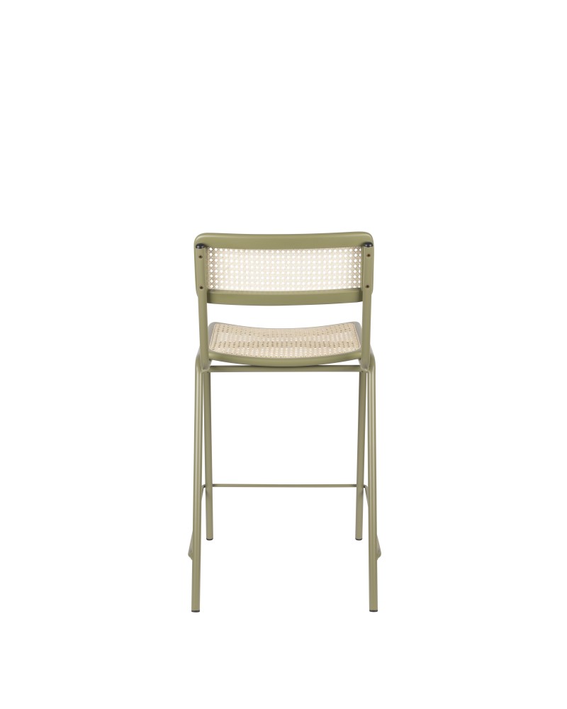 JORT Counter Stool | Green/Natural