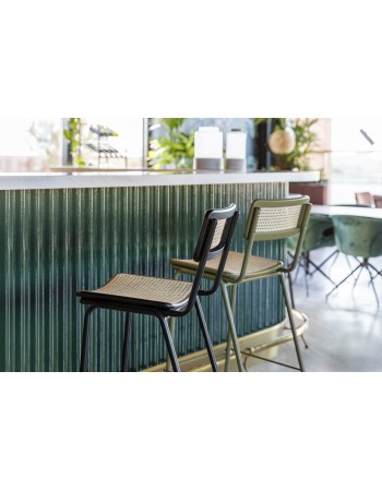 JORT Counter Stool | Green/Natural
