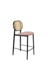 SPIKE Counter Stool | Natural/ Pink