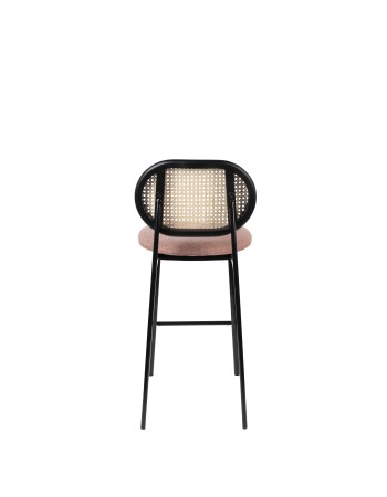 SPIKE Counter Stool | Natural/ Pink