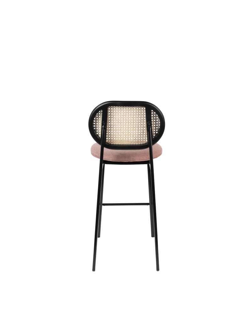 SPIKE Counter Stool | Natural/ Pink