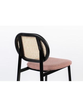 SPIKE Counter Stool | Natural/ Pink