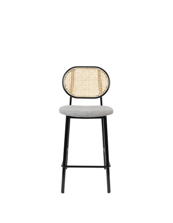 SPIKE Counter Stool | Natural/ Grey