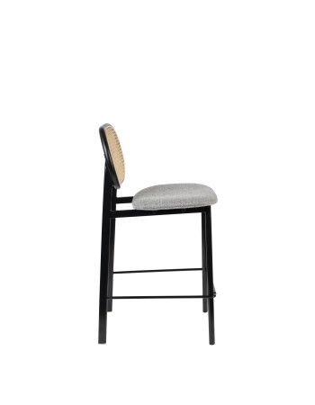 SPIKE Counter Stool | Natural/ Grey