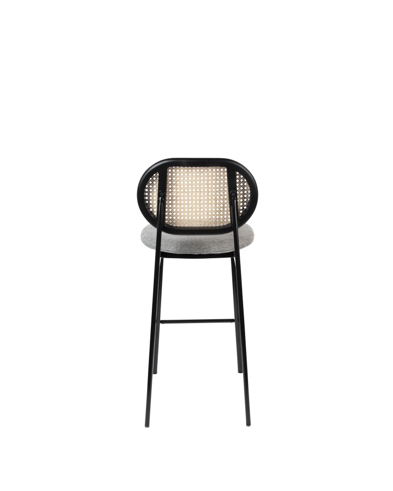 SPIKE Counter Stool | Natural/ Grey