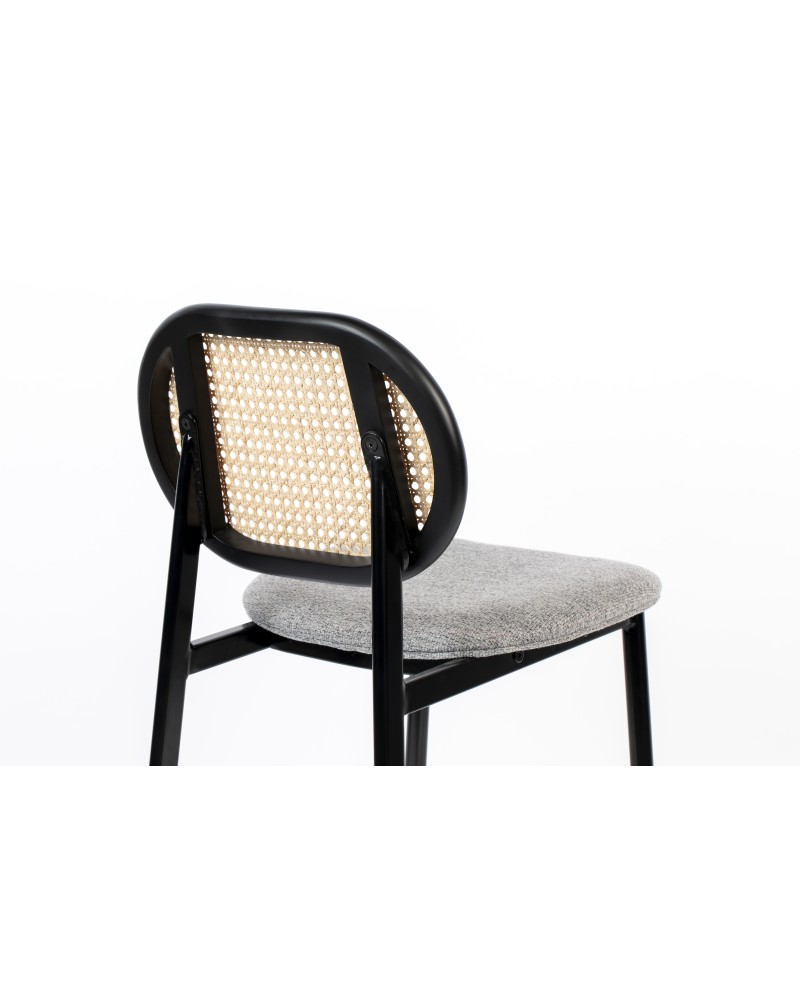 SPIKE Counter Stool | Natural/ Grey