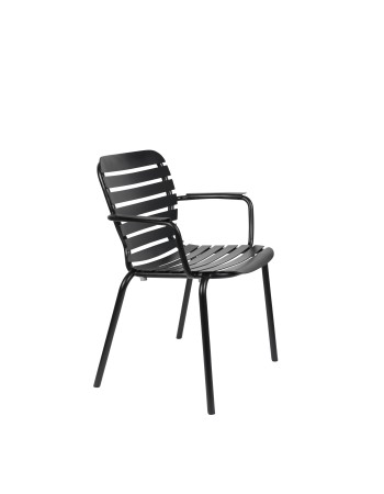 VONDEL Garden Armchair | Black