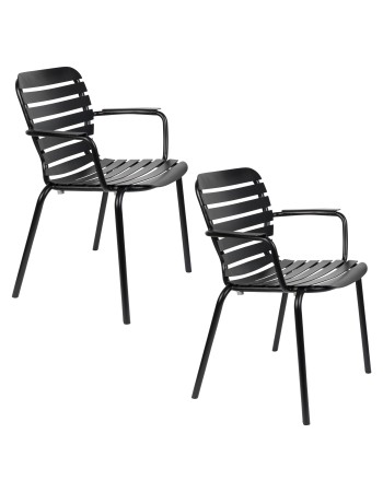 VONDEL Garden Armchair | Black