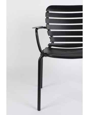 VONDEL Garden Armchair | Black