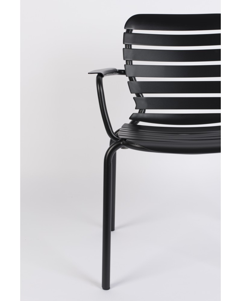 VONDEL Garden Armchair | Black