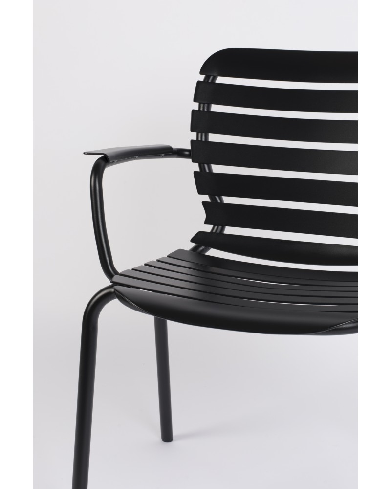 VONDEL Garden Armchair | Black