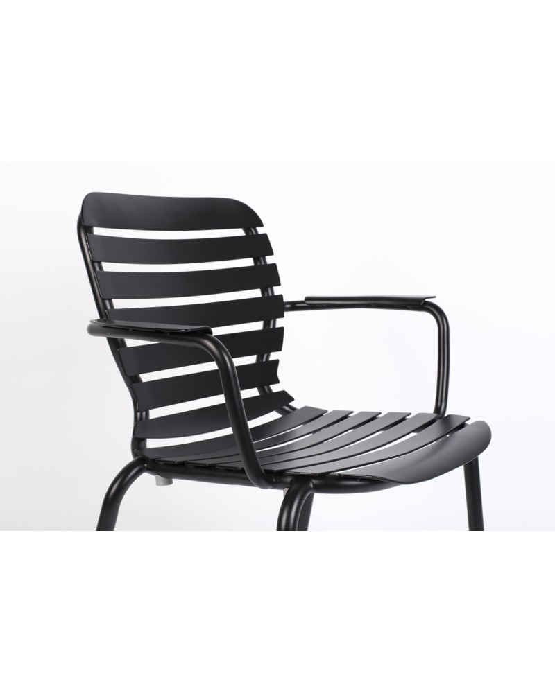 VONDEL Garden Armchair | Black