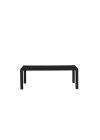 VONDEL Garden Bench 129,5 x 45 | BLACK