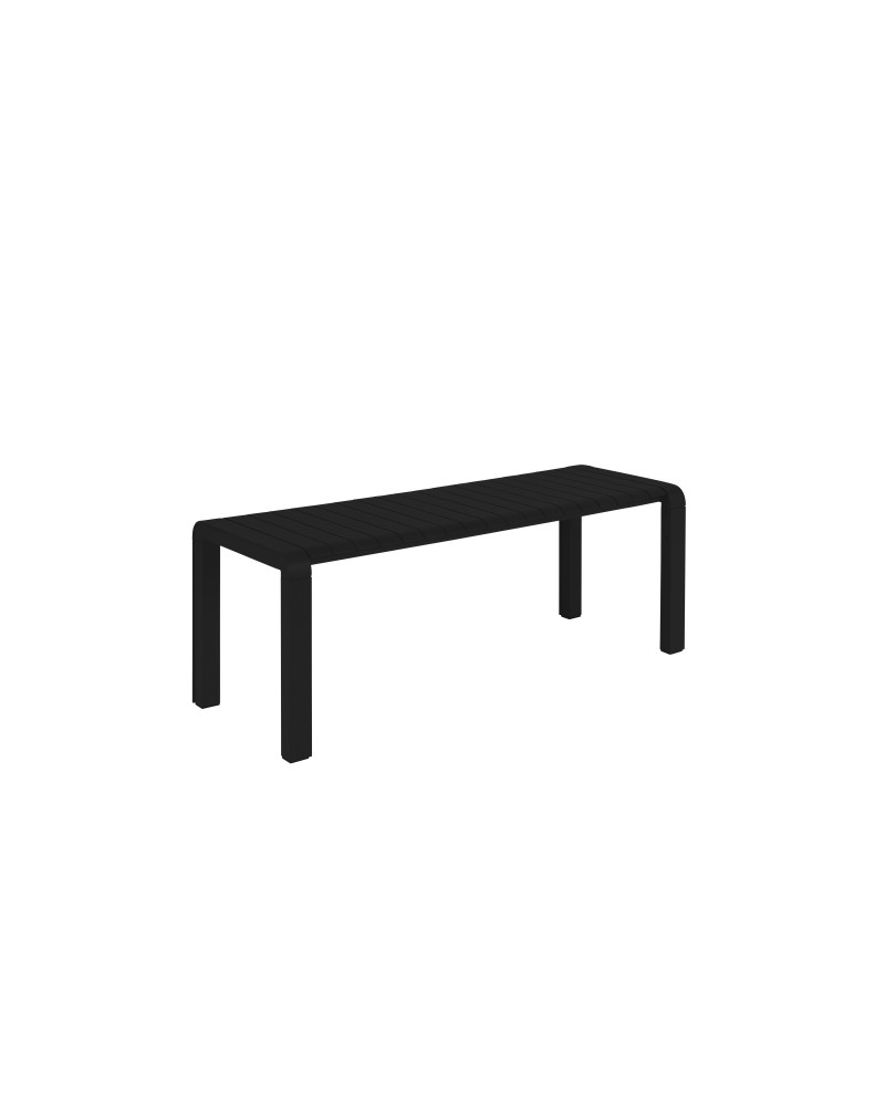 VONDEL Garden Bench 129,5 x 45 | BLACK