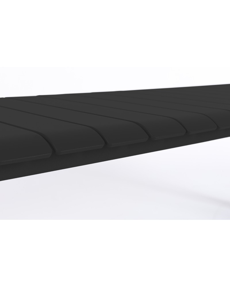 VONDEL Garden Bench 129,5 x 45 | BLACK