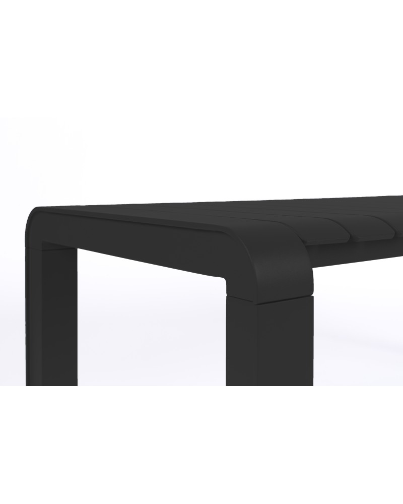 VONDEL Garden Bench 129,5 x 45 | BLACK