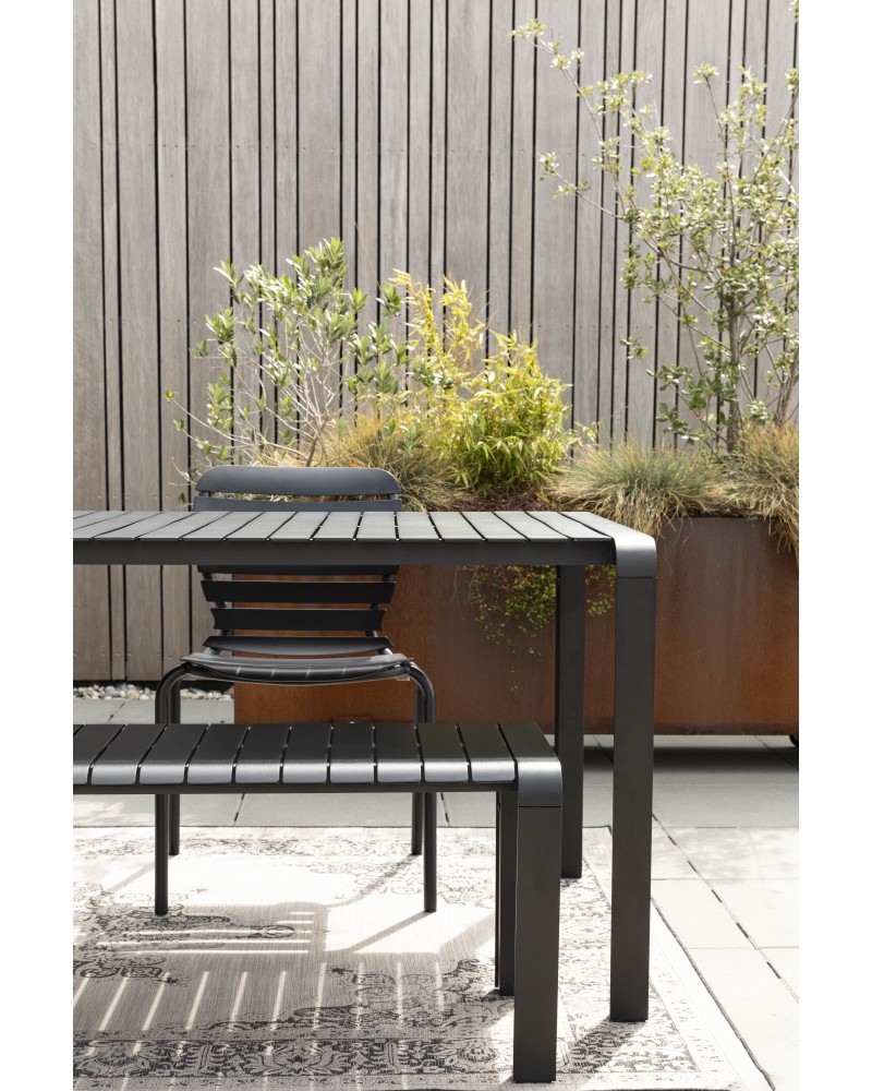 VONDEL Garden Bench 129,5 x 45 | BLACK
