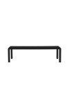 VONDEL Garden Bench 175 x 45 | Black