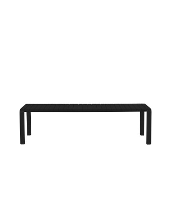 VONDEL Garden Bench 175 x 45 | Black