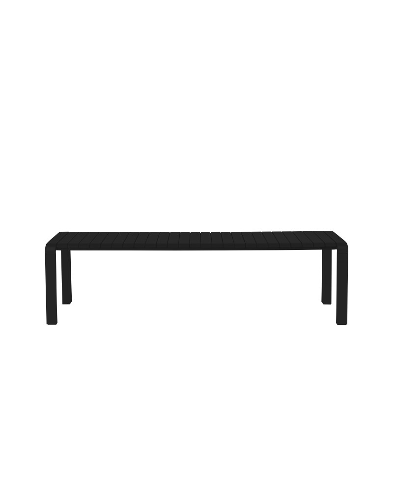 VONDEL Garden Bench 175 x 45 | Black