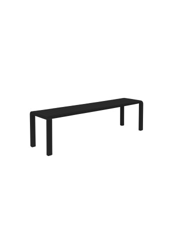 VONDEL Garden Bench 175 x 45 | Black