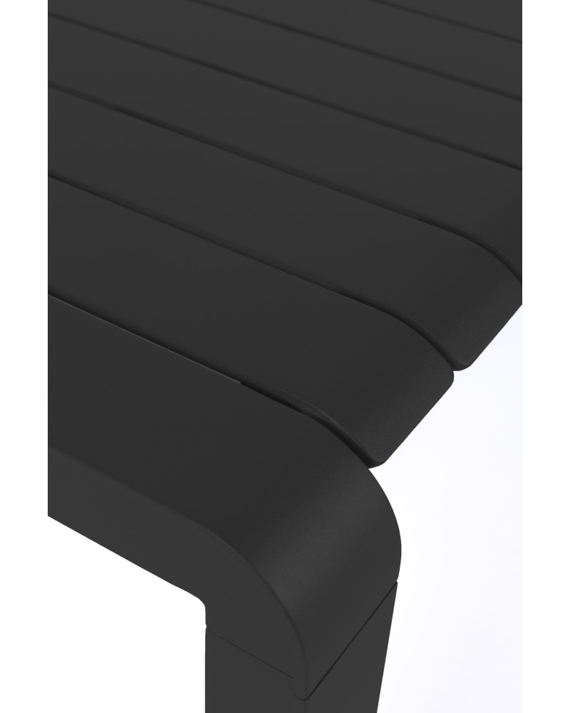 VONDEL Garden Bench 175 x 45 | Black