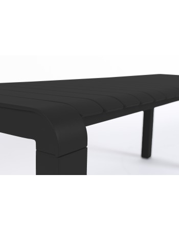 VONDEL Garden Bench 175 x 45 | Black