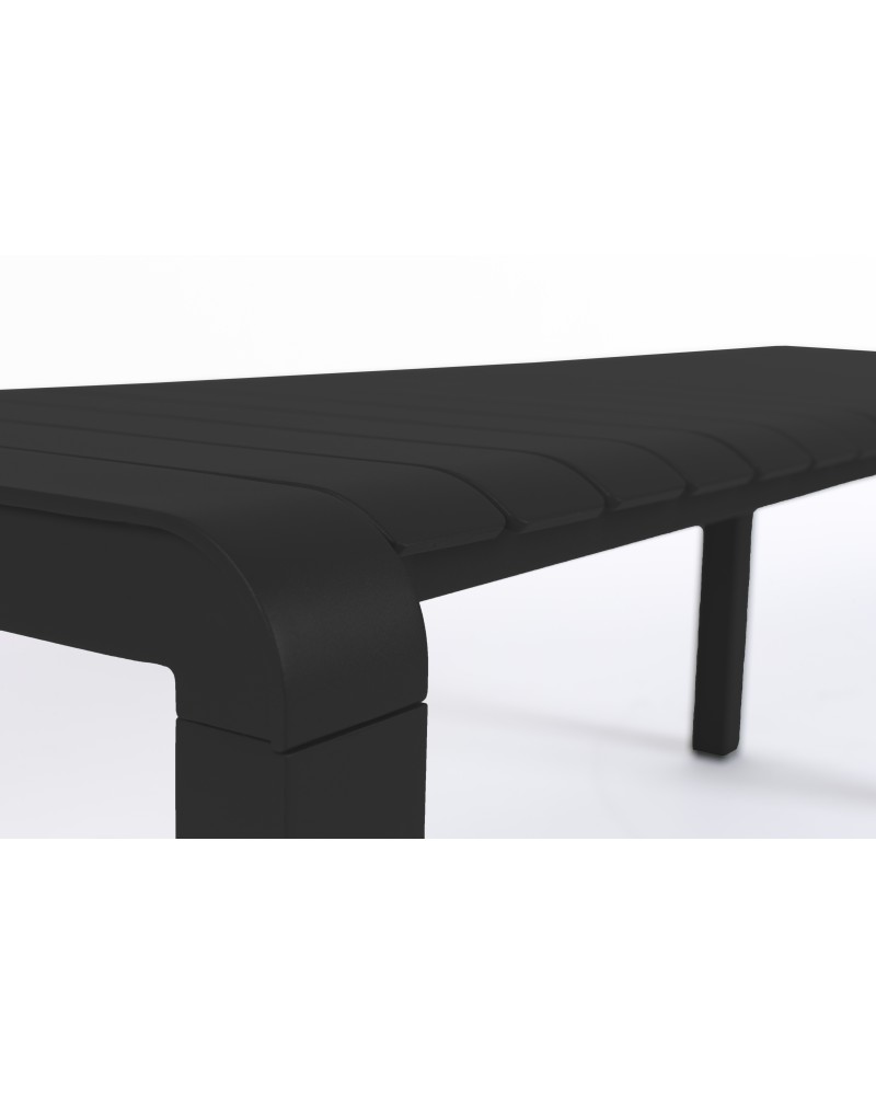 VONDEL Garden Bench 175 x 45 | Black