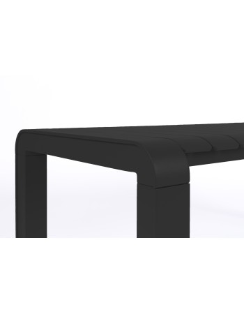 VONDEL Garden Bench 175 x 45 | Black
