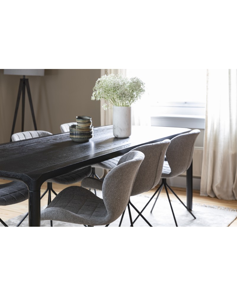 STORM Dining Table 180x90cm | Black
