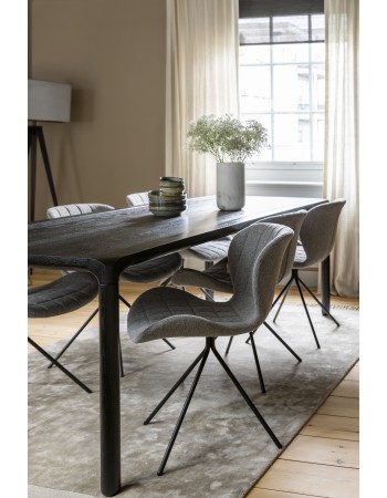 STORM Dining Table 180x90cm | Black