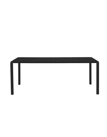 VONDEL Garden Table 214x97cm | Black