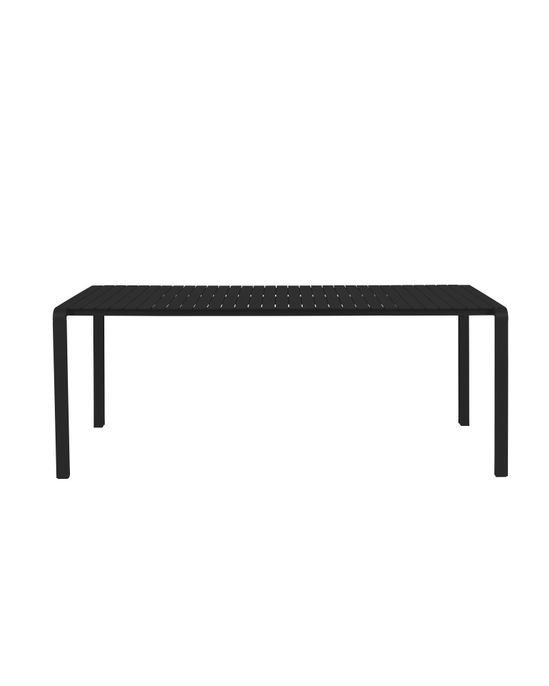 VONDEL Garden Table 214x97cm | Black