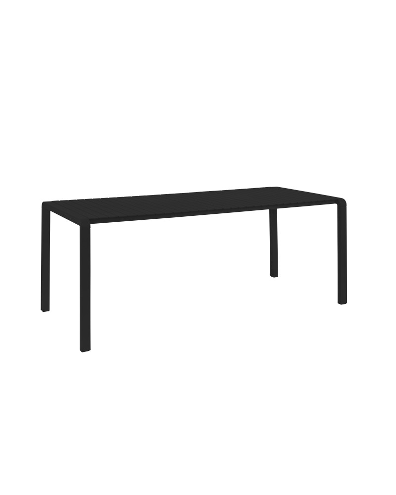 VONDEL Garden Table 214x97cm | Black