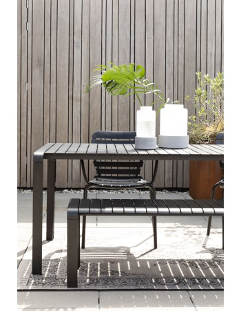 VONDEL Garden Table 214x97cm | Black