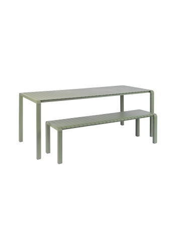 VONDEL Garden Table 214x97cm | Green
