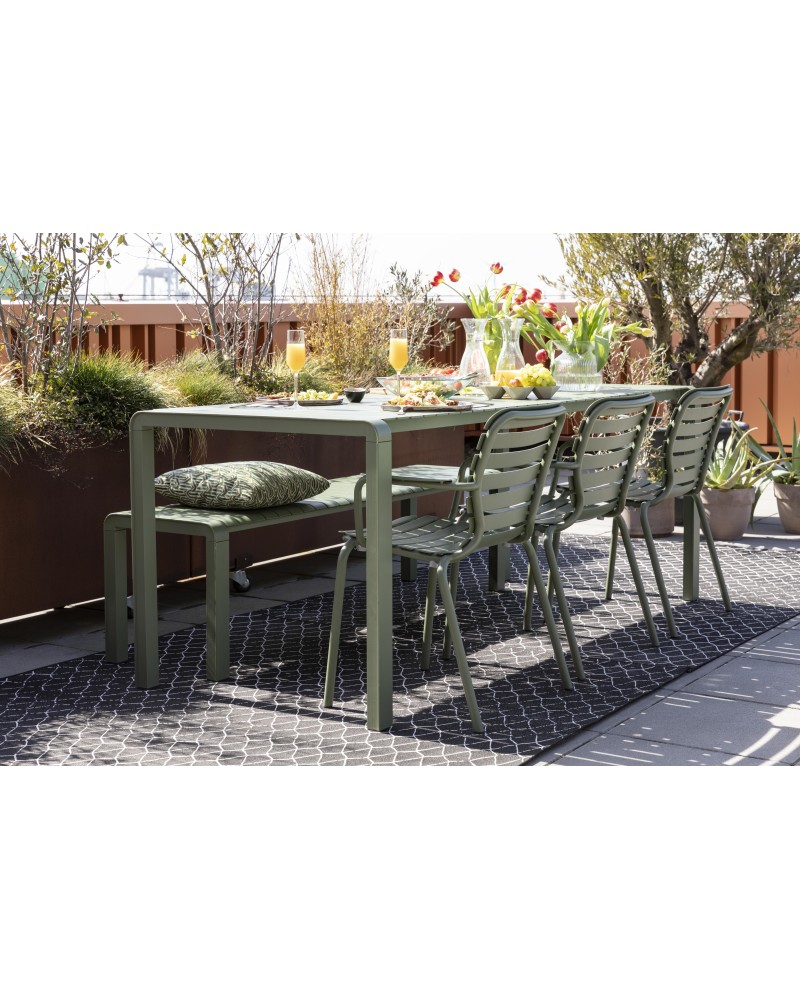 VONDEL Garden Table 214x97cm | Green