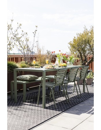 VONDEL Garden Table 214x97cm | Green