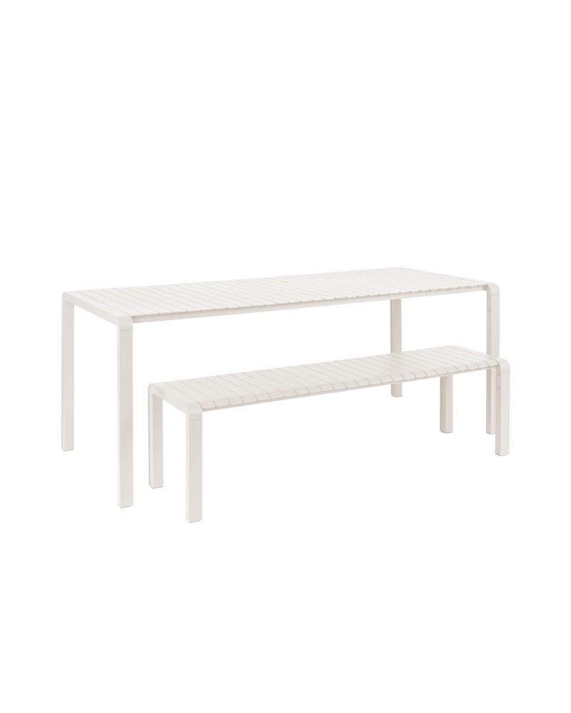 VONDEL Garden Table 214x97cm | Clay