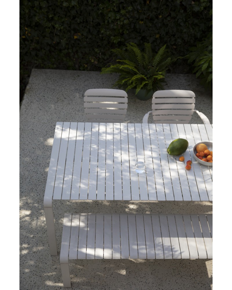 VONDEL Garden Table 214x97cm | Clay
