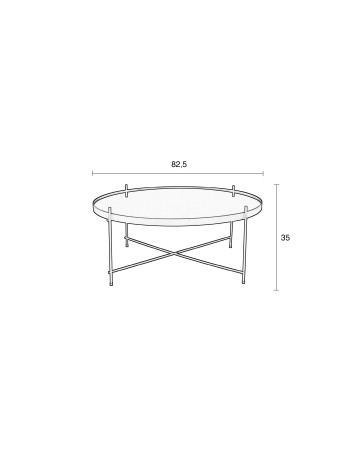 CUPID XXL Coffee Table | Copper