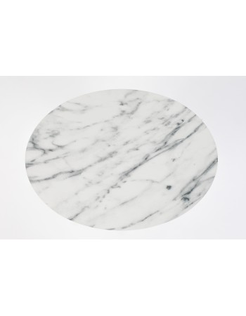 SNOW OVAL Side Table | Marble